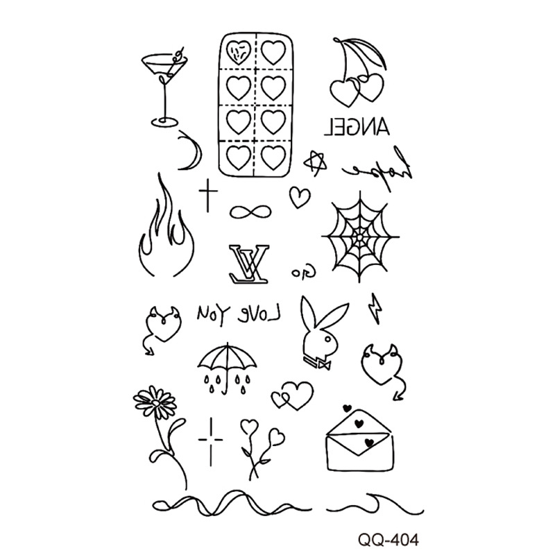 Title 6, Waterproof Tattoo Sticker