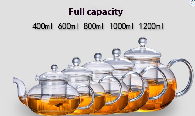 Title 5, Glass Tea Set Scented Teapot High Temperature R...