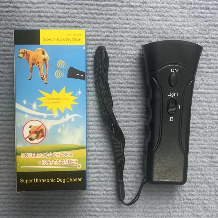 Title 1, Ultrasonic Dog Dispeller Portable Double-headed...