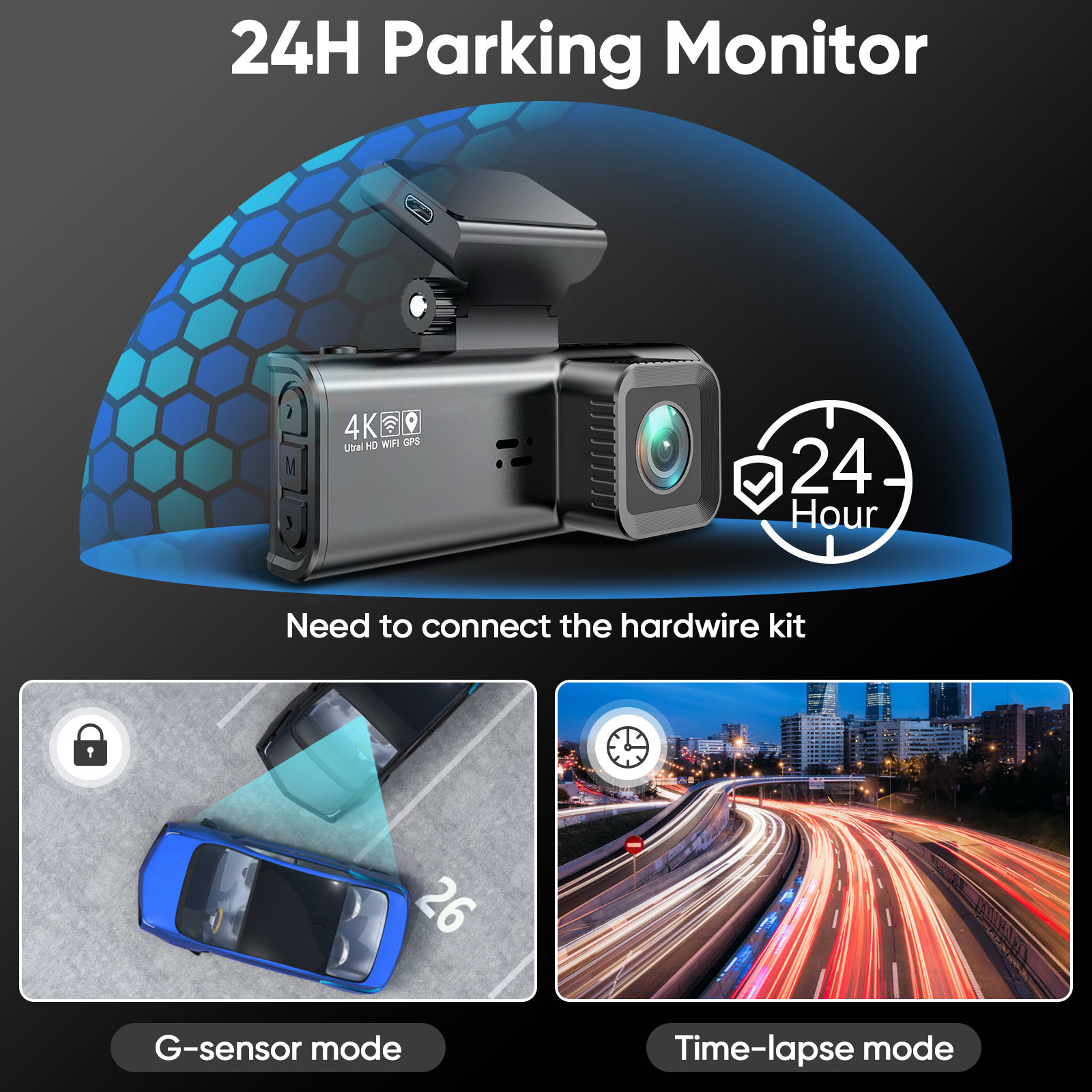 Title 8, 4K Driving Recorder GPS Positioning