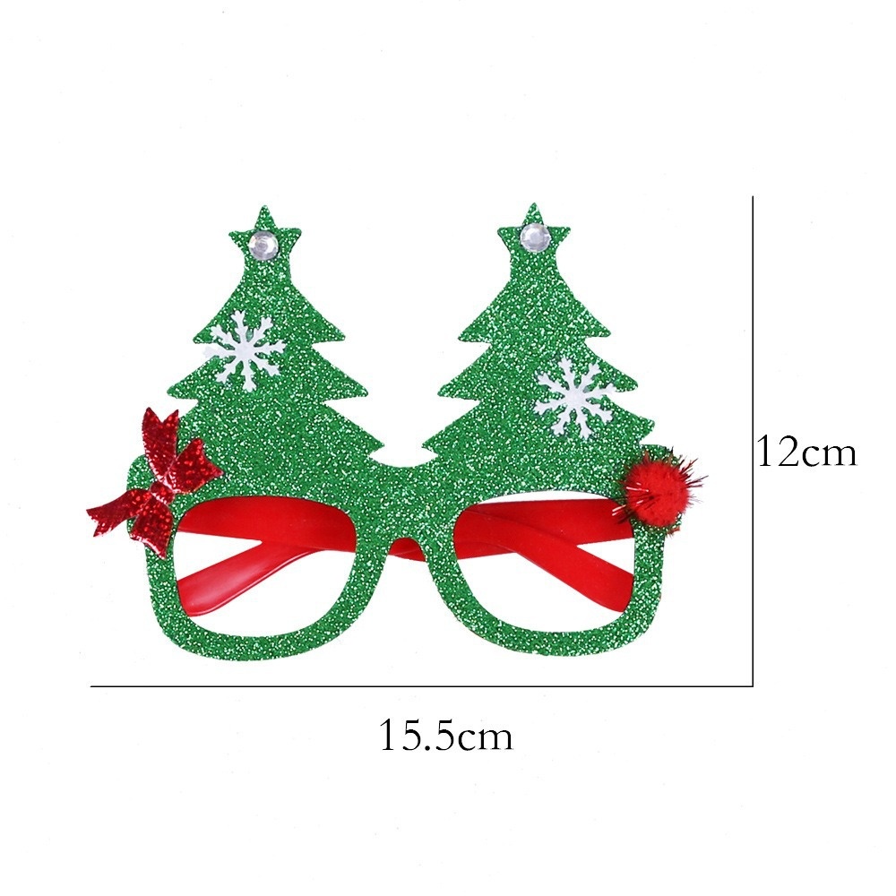 Title 22, 2025Golden Glasses Christmas Day Party Decoration