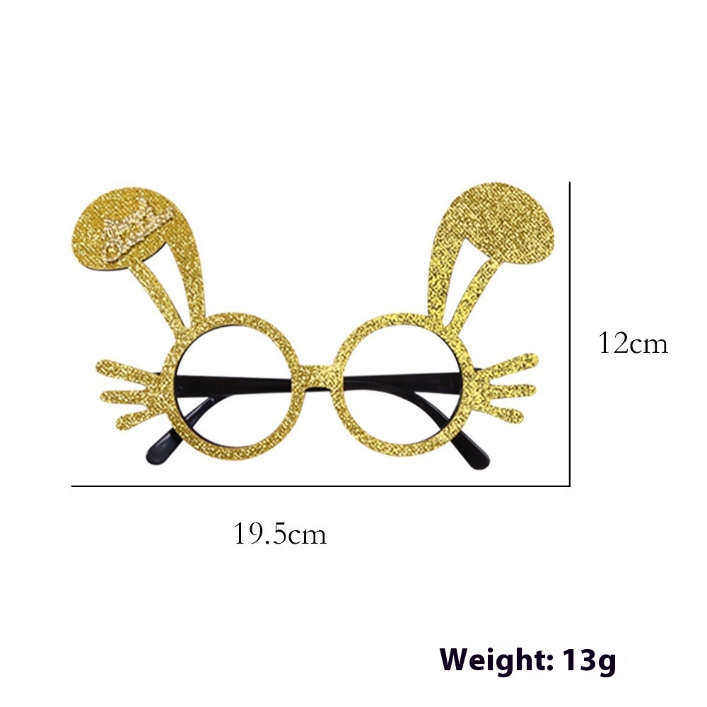 Title 15, 2025Golden Glasses Christmas Day Party Decoration