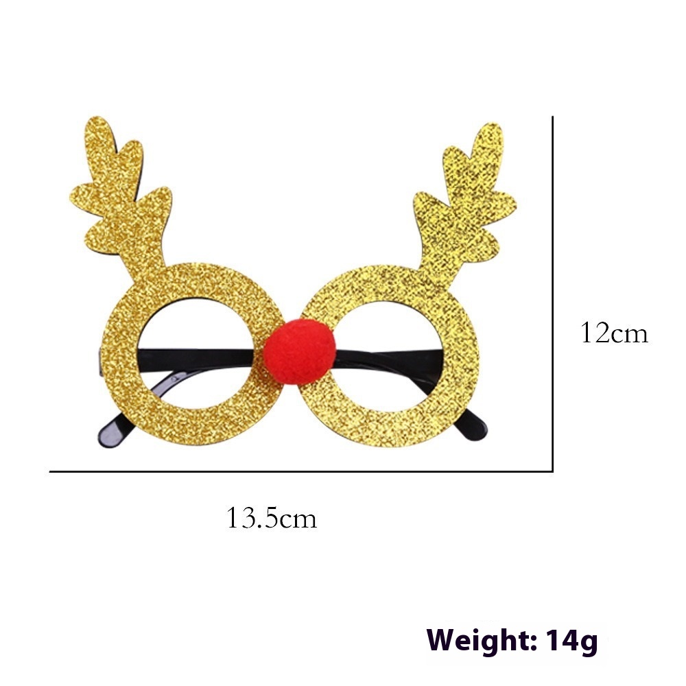 Antlers Glasses Gold