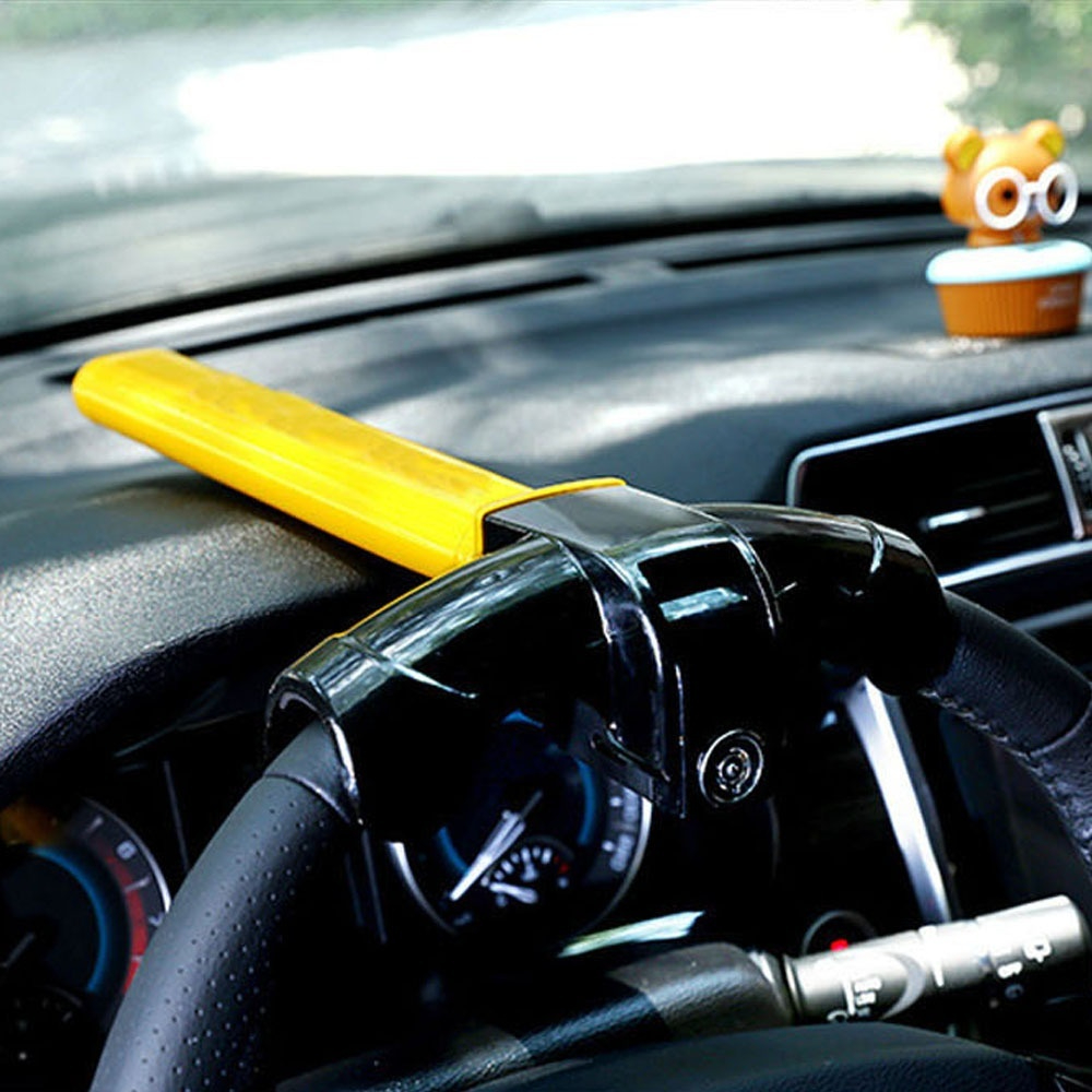 Car steering wheel lock T-shaped lock T lock one piece car anti-theft lock