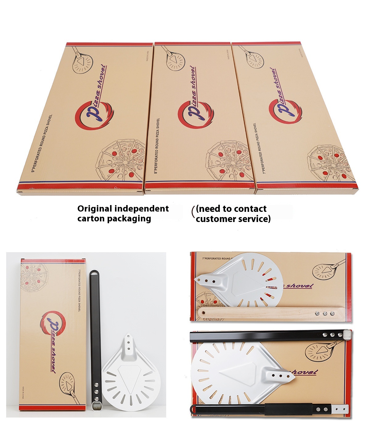 Title 13, Minimalistički dizajn lopatice za pizzu za kućn...