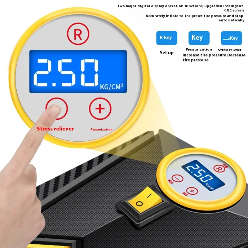 12V Car Inflatable Portable Car Electric Inflation Of Tire