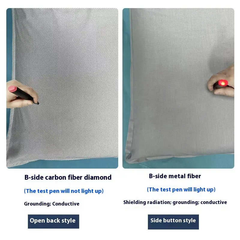 Grounding Gas Conductive Silver Fiber Pillowcase Cover