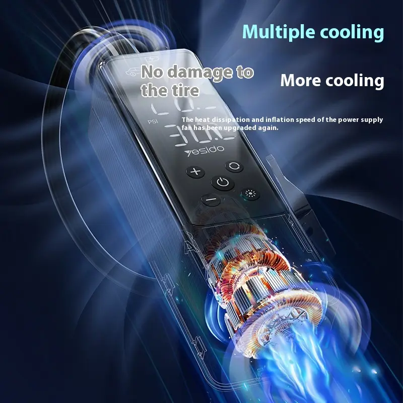 Portable 12V Car Inflatable High Power Inflation Of Tire