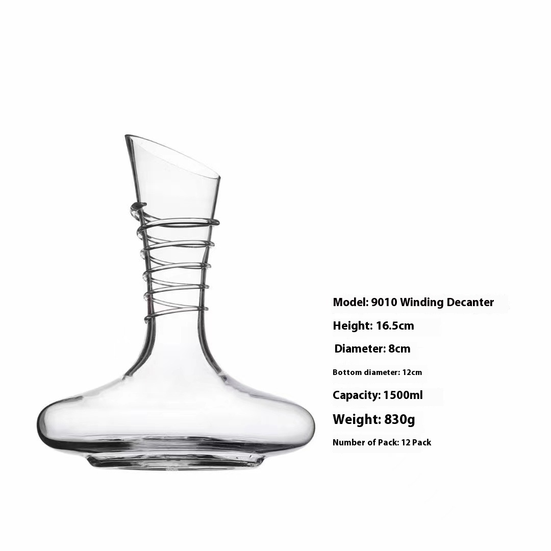 Winding Wine Decanter