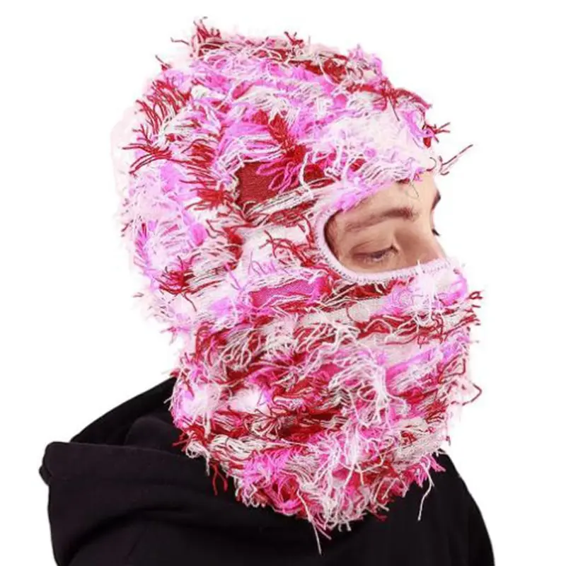 Men's And Women's Knitted Camouflage Headgear Personalized Wool Hat