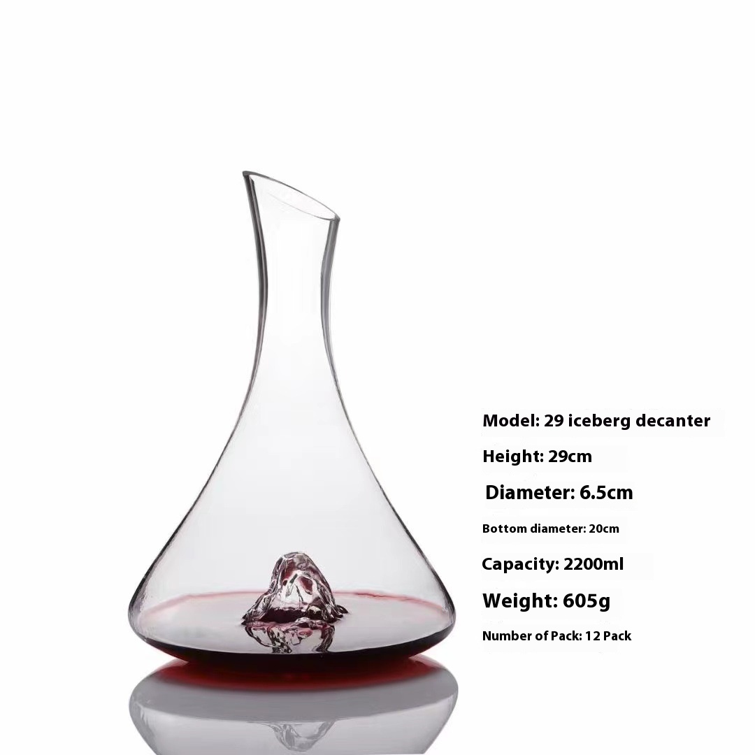 Convex Bottom Wine Decanter