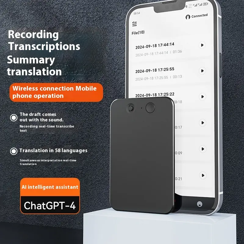 Intelligent Translation Recorder APP Control