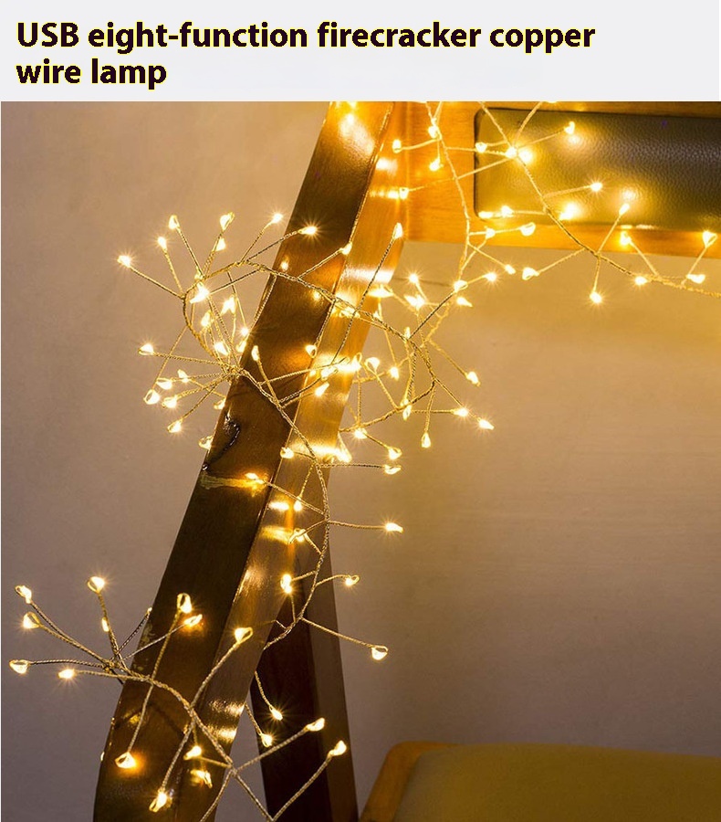 Title 3, LED String Colored Lights Christmas Creative Ha...