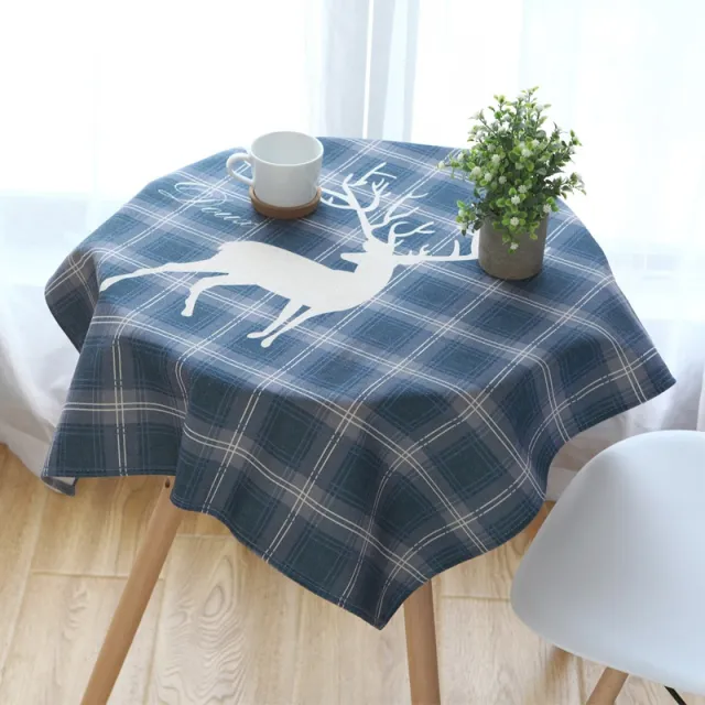 Pastoral Modern Simple Fabric Cotton And Linen Small Round Table Coffee Table Cloth And Tablecloth Square - Shop at LoveMi