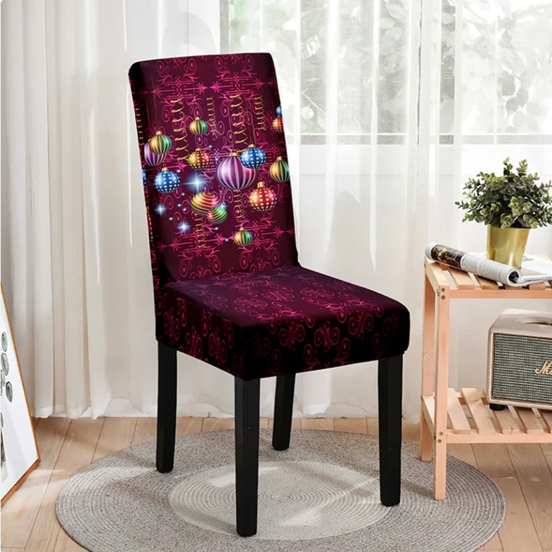 Dining Chair Covers – Dining Chair Covers Stretch Christmas Noelia