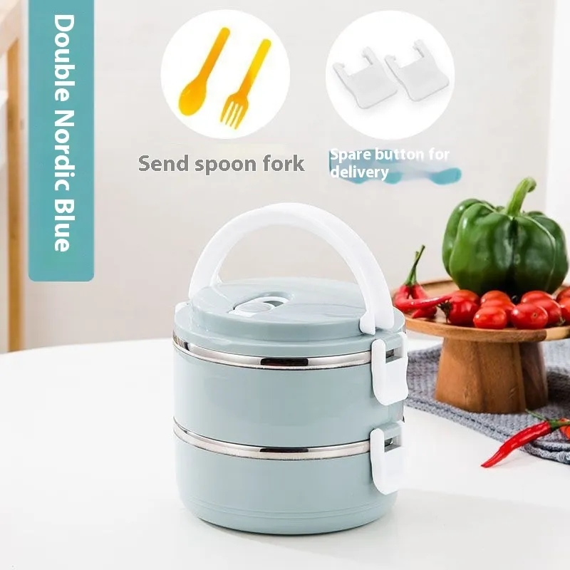 Multilayer insulation lunch box - Blue