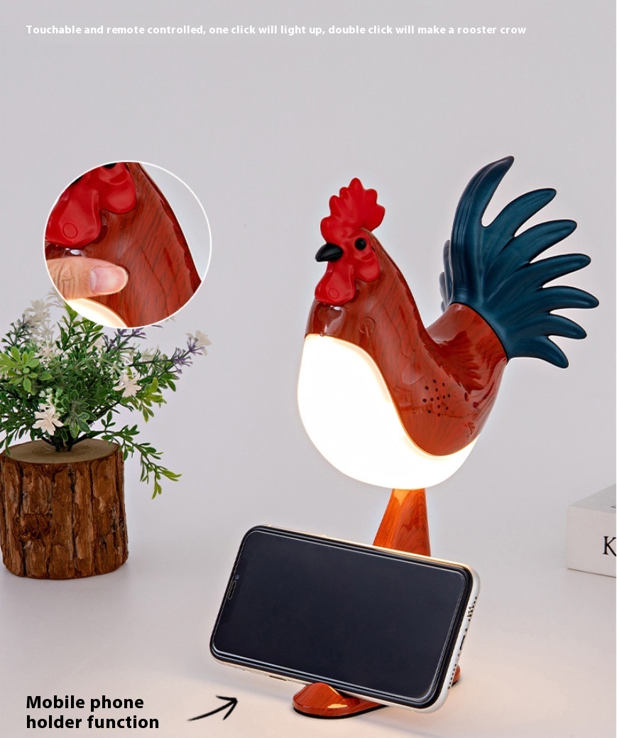 Title 6, Creative USB Charging Rooster Decoration Table ...