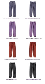 High Street American Retro Washed Distressed Batik Fleece Ankle-tied Casual Sweatpants Male