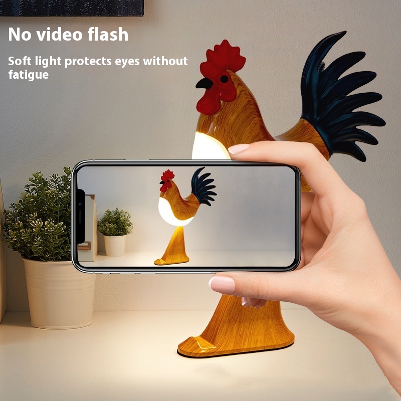 Title 2, Creative USB Charging Rooster Decoration Table ...