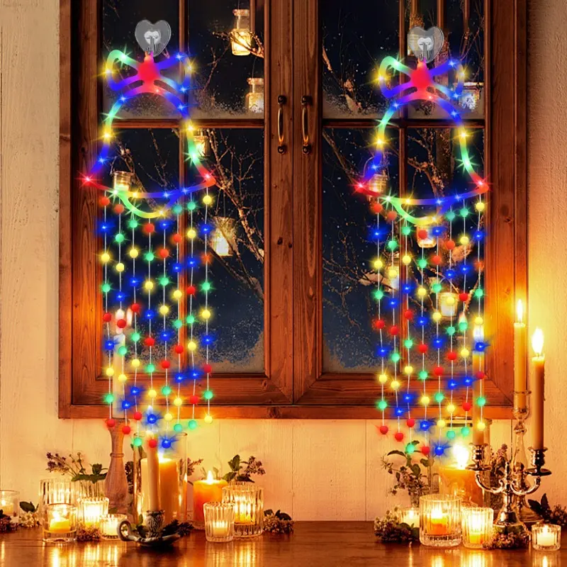 Christmas Bell Hanging Lamp Atmosphere Tree