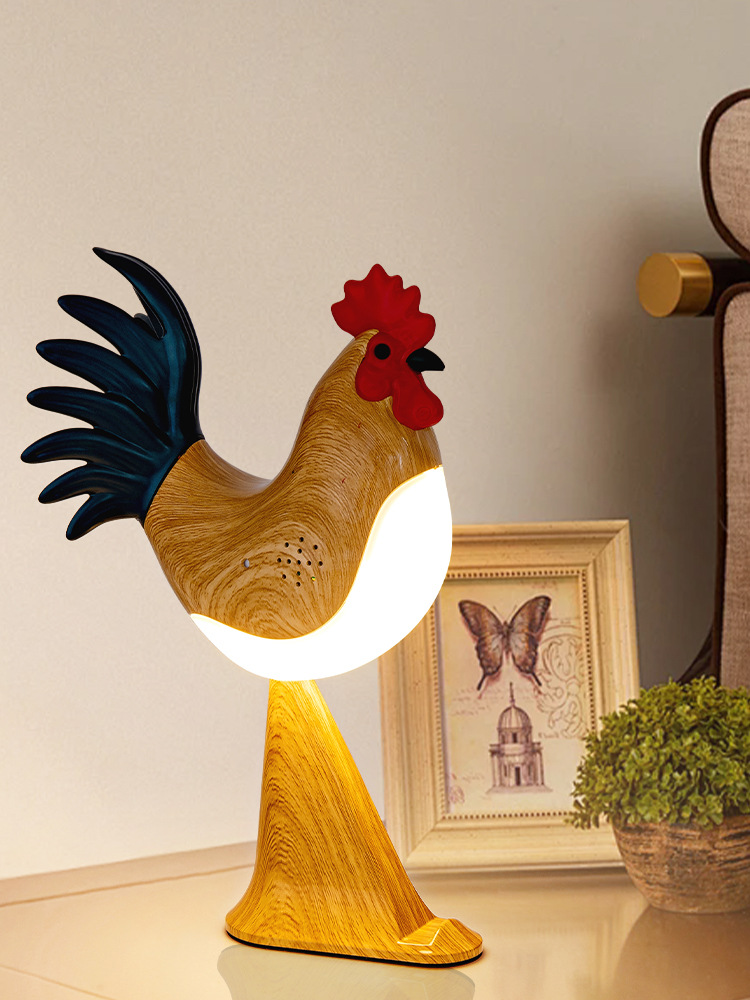 Title 5, Creative USB Charging Rooster Decoration Table ...