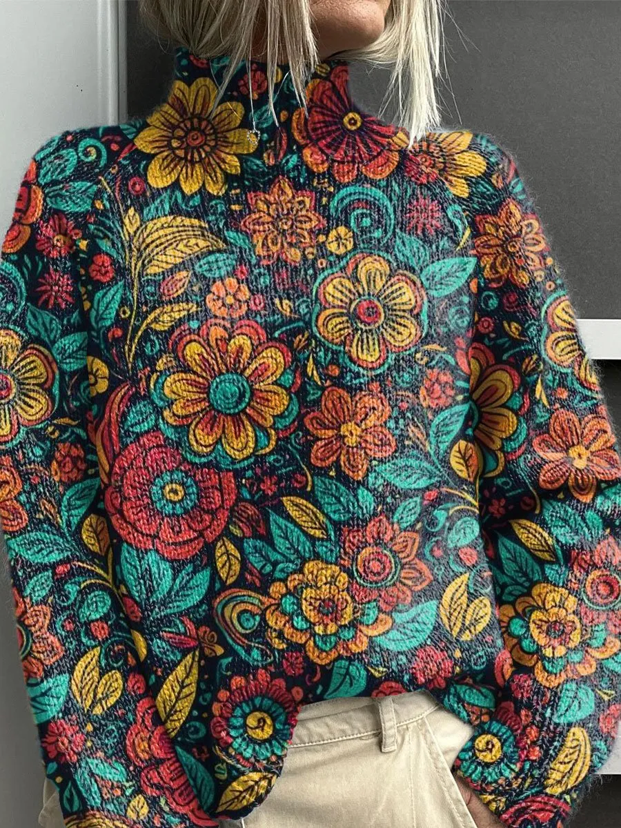 Christmas Abstract Printing Casual Cloak Coat Cardigan Sweater - 14Styles-4Xl