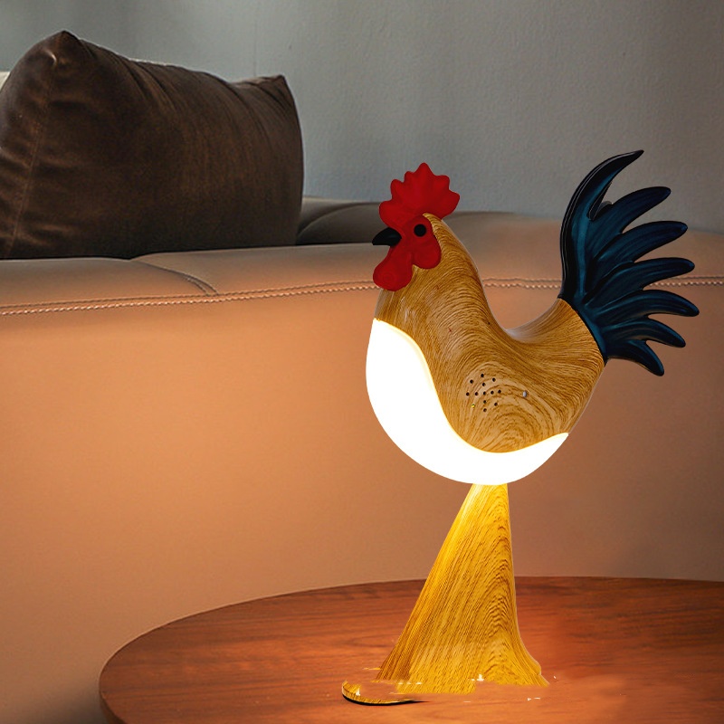 Title 7, Creative USB Charging Rooster Decoration Table ...