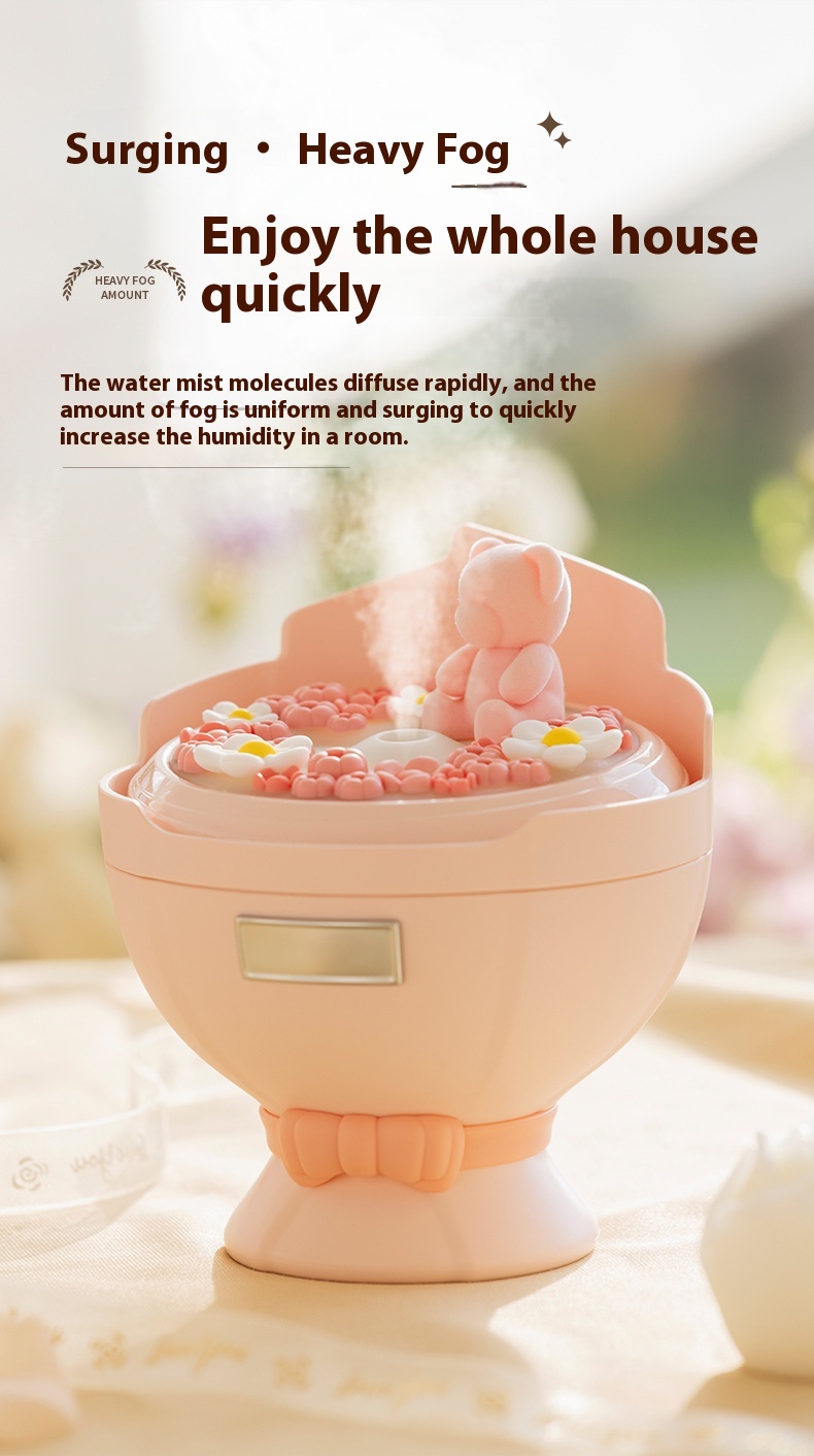 Title 10, Creative Bouquet Humidifier Mute Heavy Fog Sprayer