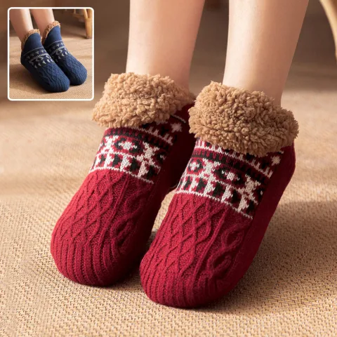 Indoor Home Floor Socks Fall and Winter Warm Non-slip