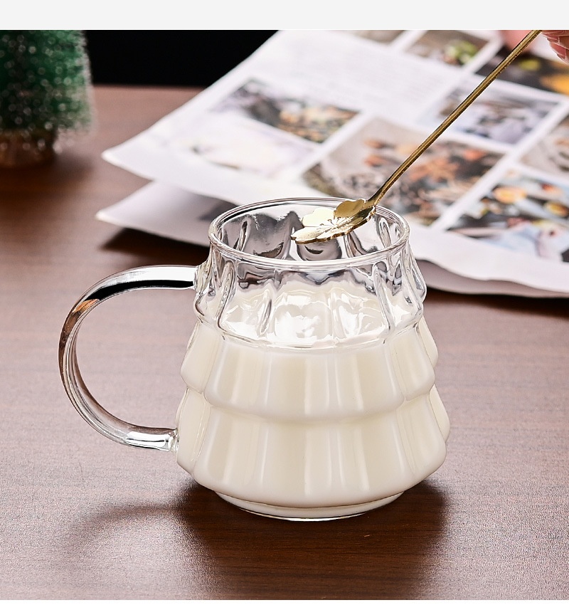 Title 11, Christmas Glass Coffee Ice Transparent Mug With...