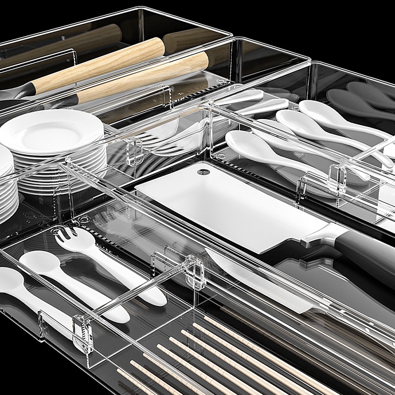 Title 5, Kitchen drawer storage partition for chopsticks...