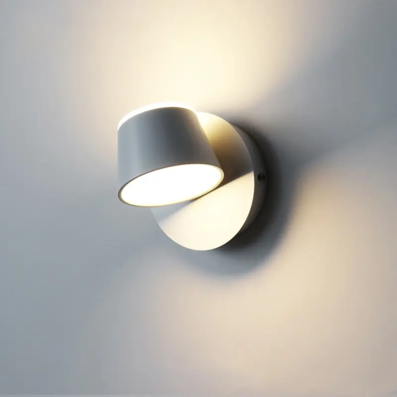 Simple Led Bedside And Sofa TV Background