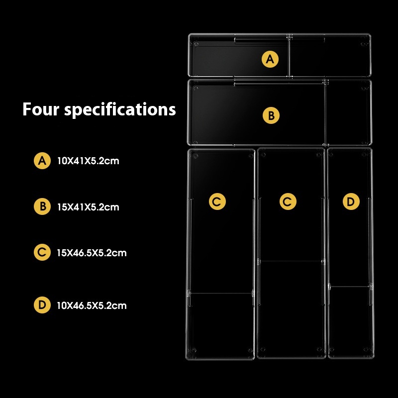 Title 4, Kitchen drawer storage partition for chopsticks...