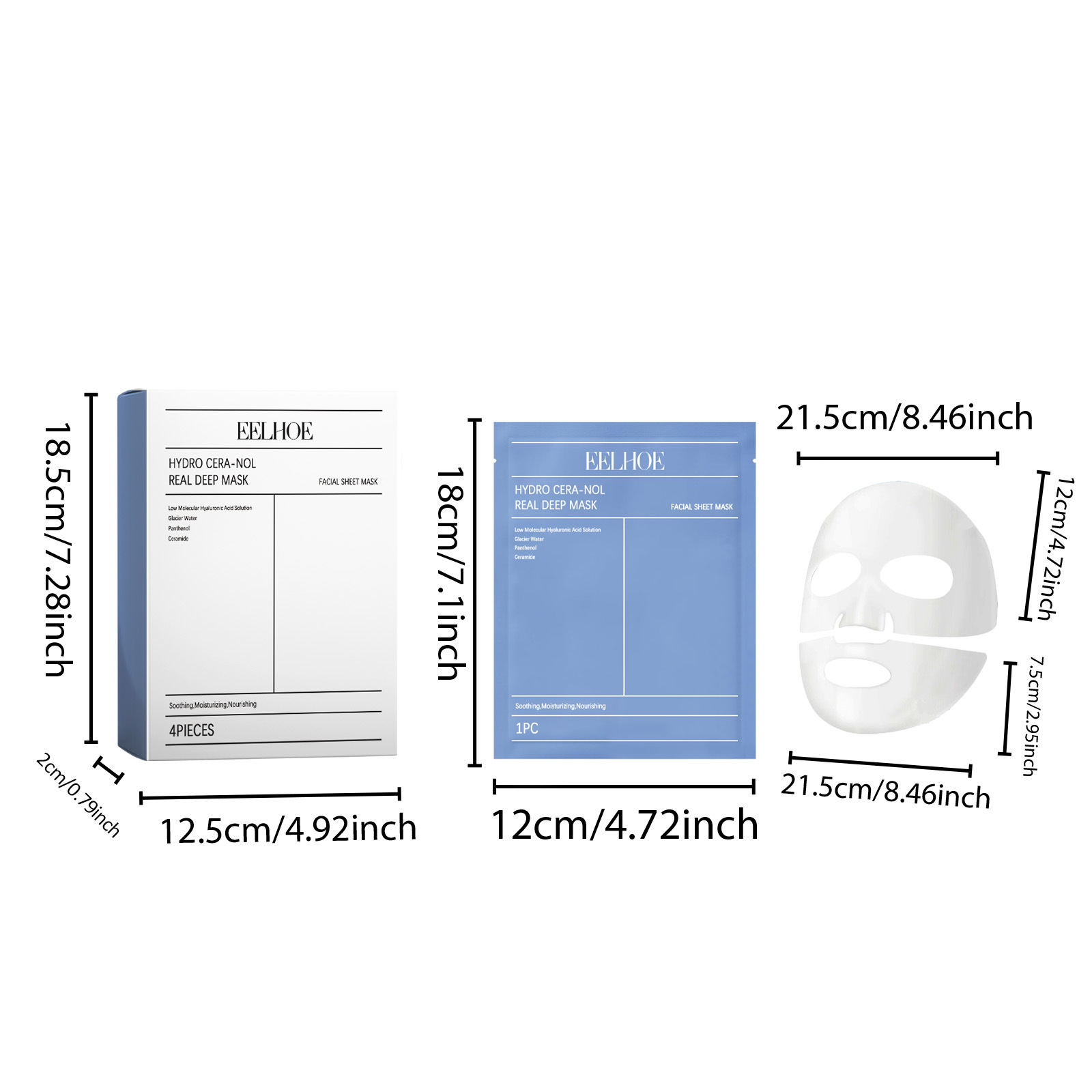 Title 1, Diep Voedend Hydraterend Masker Zachte Gezichts...