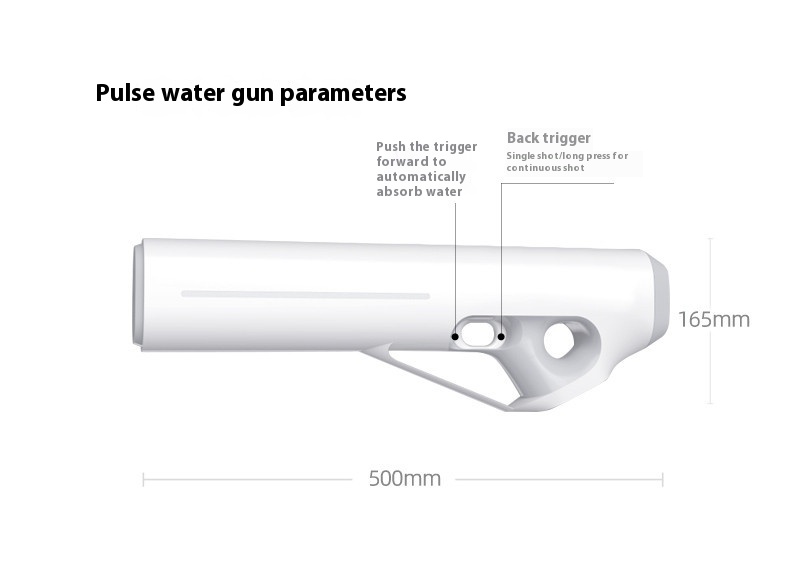 Title 14, Pulse Electric Continuous Hair Water Gun Childr...