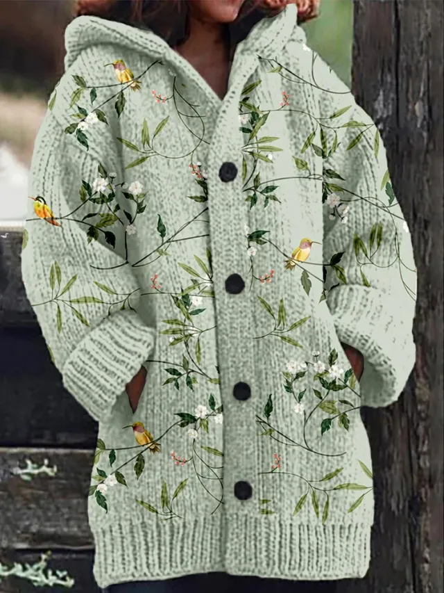 New Christmas Abstract Printed Casual Cloak Coat Hwj531281E - Shop at LoveMi