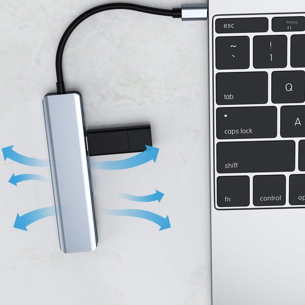 Title 2, USB C Hub für Computer Dockingstation Erweitern...