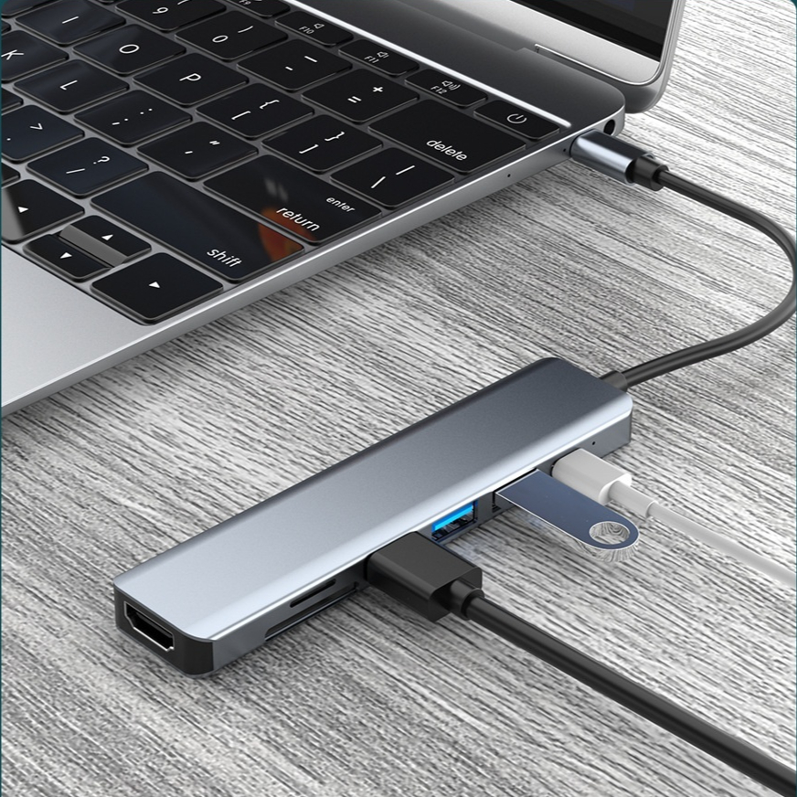 Title 6, USB C Hub für Computer Dockingstation Erweitern...