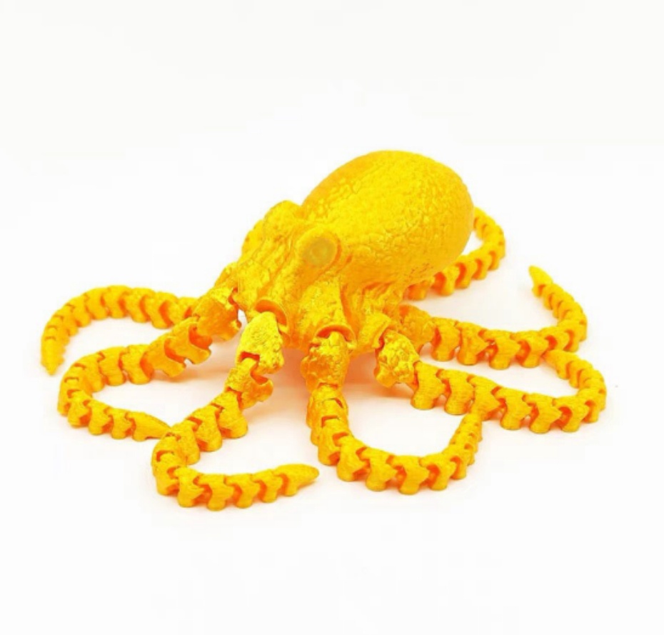 Silk Gold Octopus