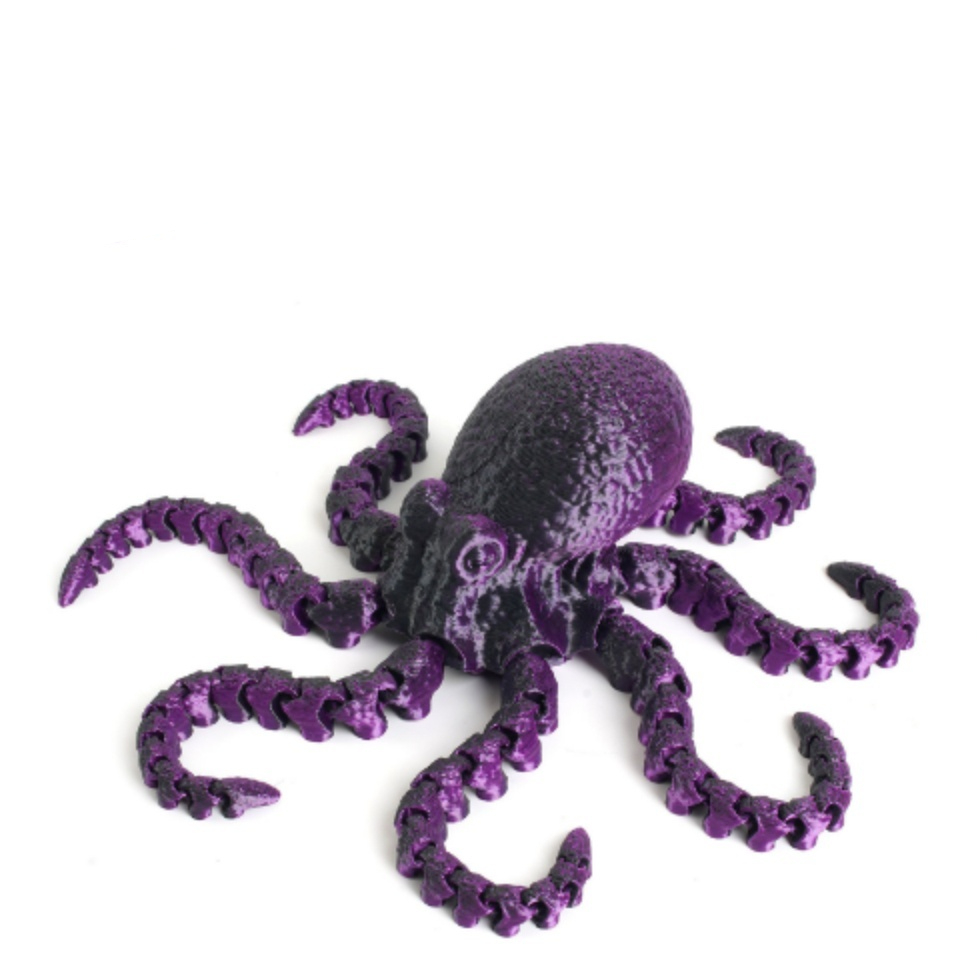 Radiation Purple Black Octopus