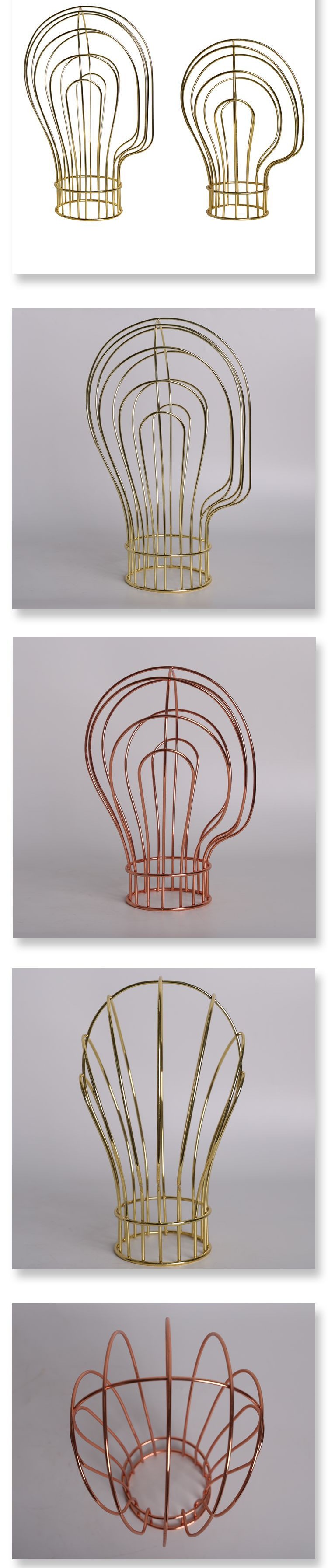 Title 1, Desktop Iron Wire Hat Display Rack