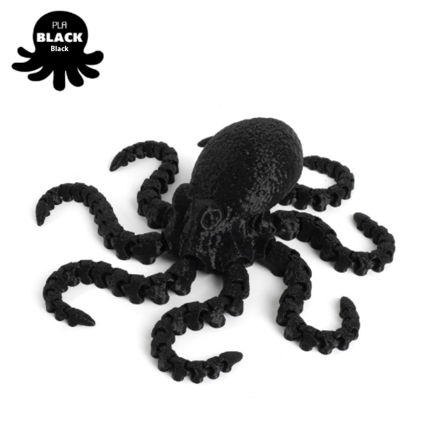 Dark Black Octopus