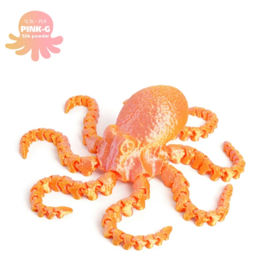 Silk Pink Octopus