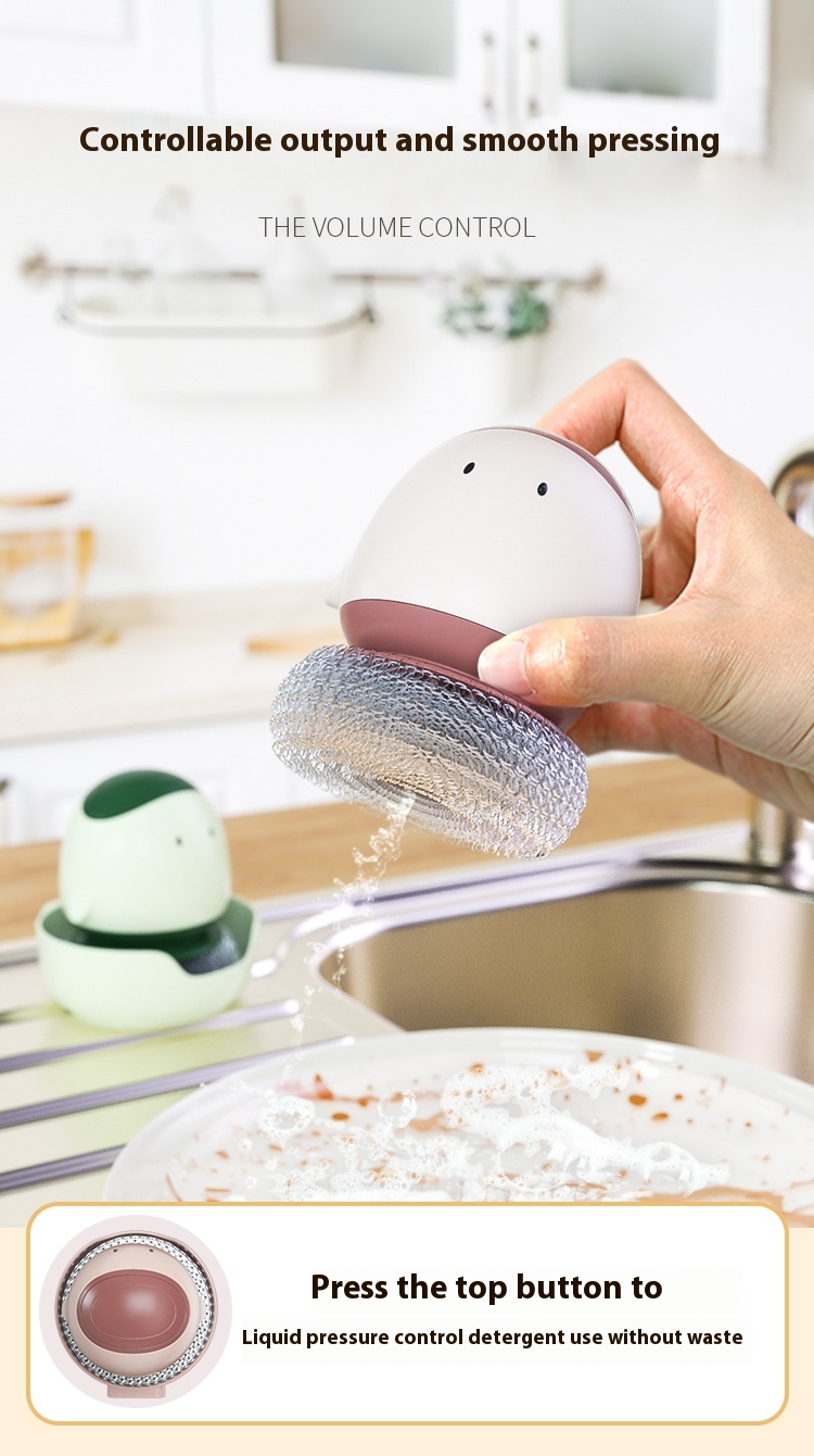 Title 3, Automatic Liquid Filling Dishwashing Brush Kitc...