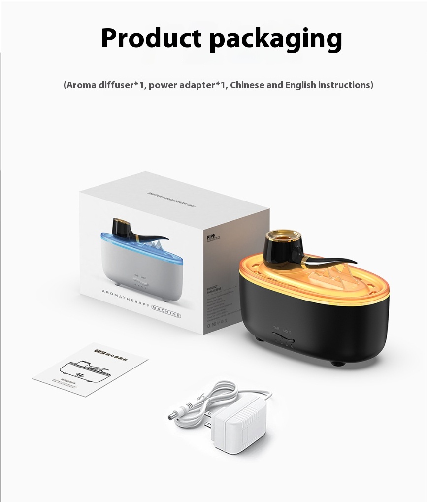 Title 9, Creative Tobacco Pipe Aroma Diffuser Desktop Hu...