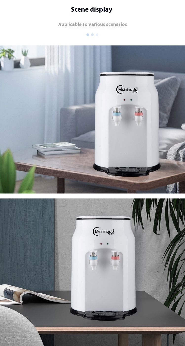 Title 12, Small Ice-hot Cartoon Desktop Water Dispenser