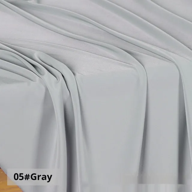 Ice Silk Fabric High Elasticity Breathable Air Conditioning Pants Perform Dance Yoga Fabric 05Gray - Shop at LoveMi