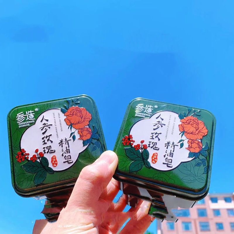 Title 2, Handmade Soap Ginseng Face Wash Bath Soap Refre...