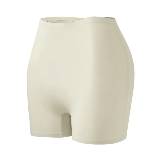 Seamless Safety Non curling Cotton Crotch Nude Feel Leggings Camel - Shop at LoveMi