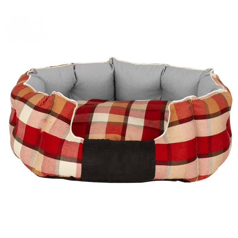 Round Kennel Dog Mattress Winter Warm Removable And Washable Cat Nest